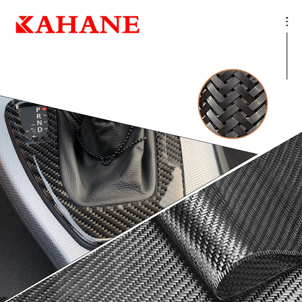 

Car Accessories Gear Shift Panel Cover Trim Stickers Carbon Fiber Decorative For BMW 3 Series E90 E92 2005-2012 Left Hand Drive