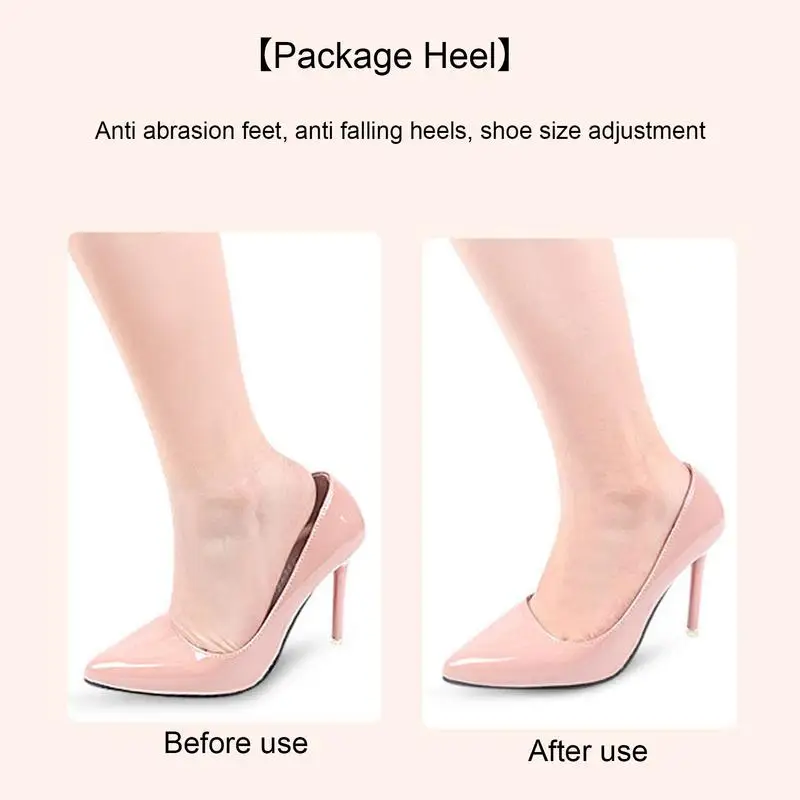 Heel Protectors For Women High Heel Inserts For Women Adhesive Shoe Insoles Foot Care Stickers To Improve Shoe Fit And Comfort