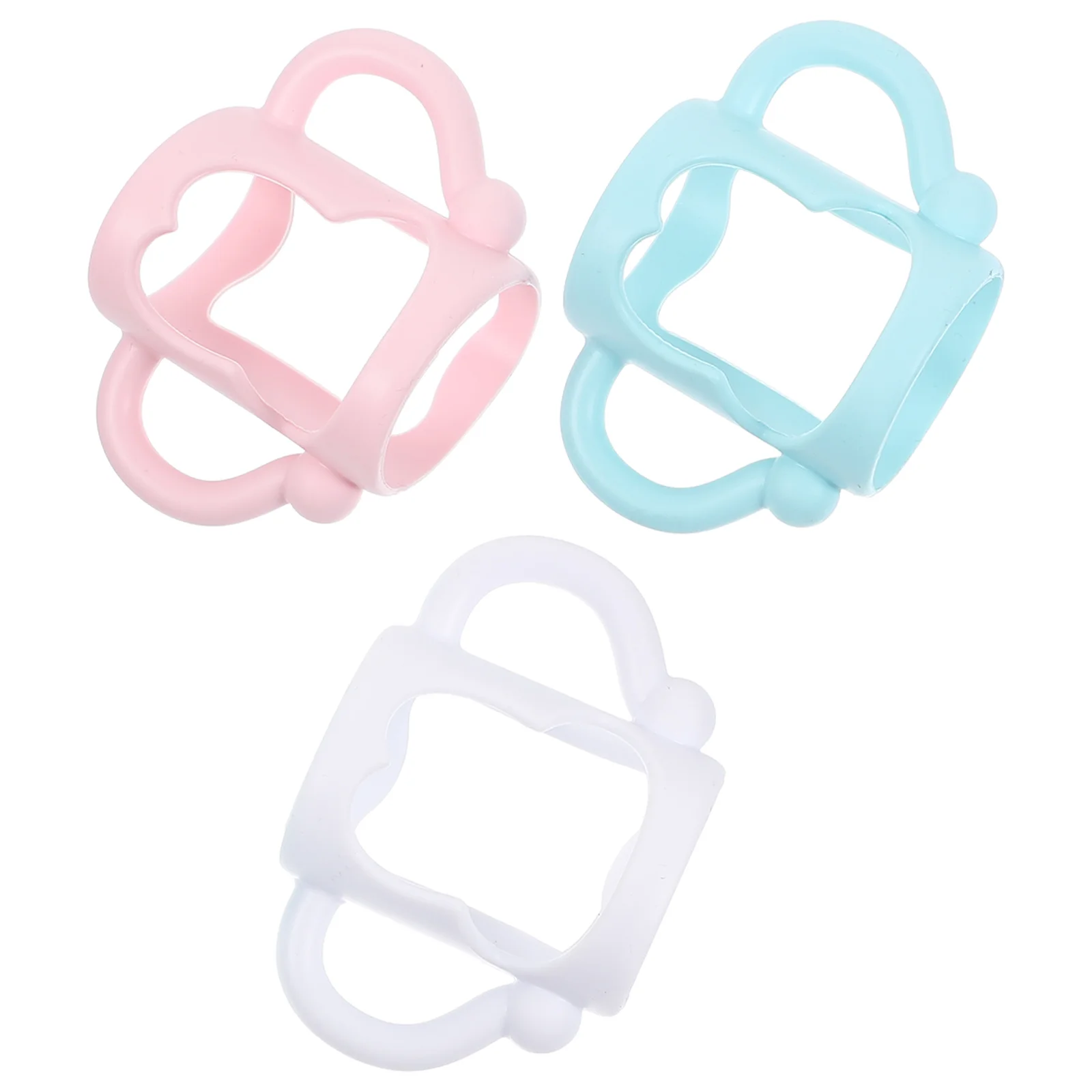Bottle Handle Silicone Milk Feeding Bottles for Toddler Soft Handles Baby Holder Infant