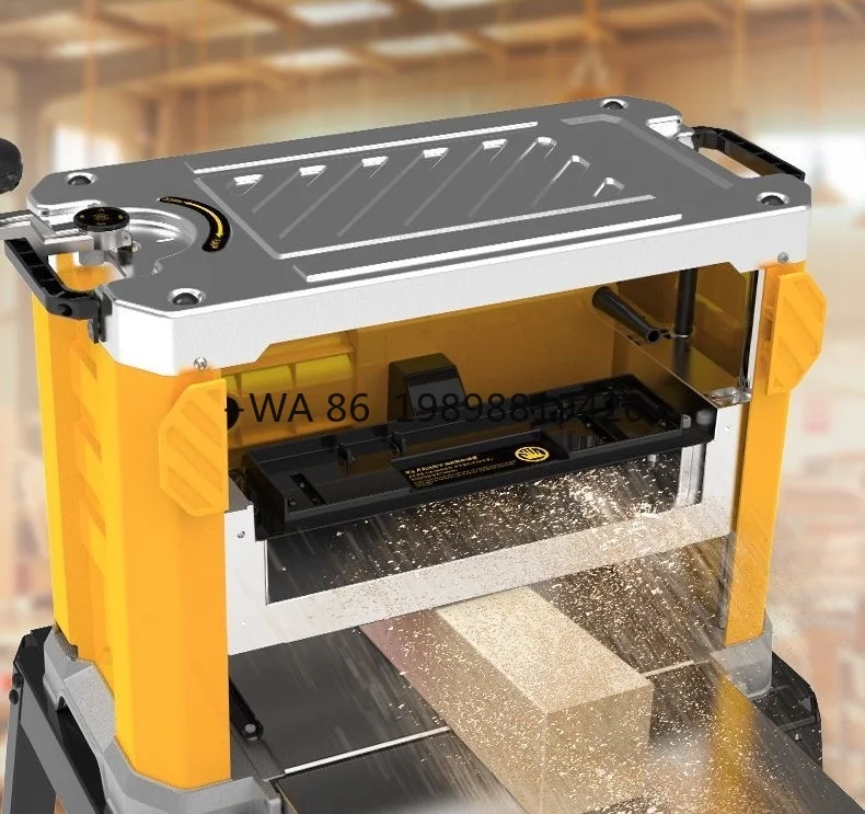 

Thickness Portable Benchtop Wood Planer Machine Direct Sale 1850W Woodworking Automatic Feeding Planing Machine Mini