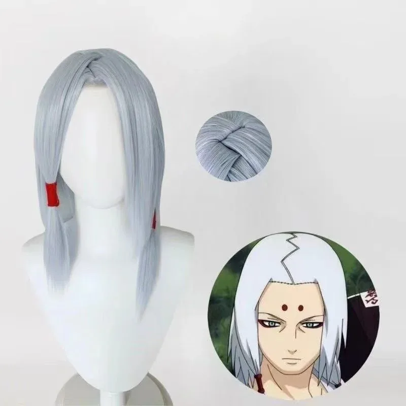 

ff34HOKAGE NINJA Кимимаро Косплей Синтетический Длинный Прямой Аниме Coser Термостойкое Волокно Парик Высокого Качества Хэллоуин Па