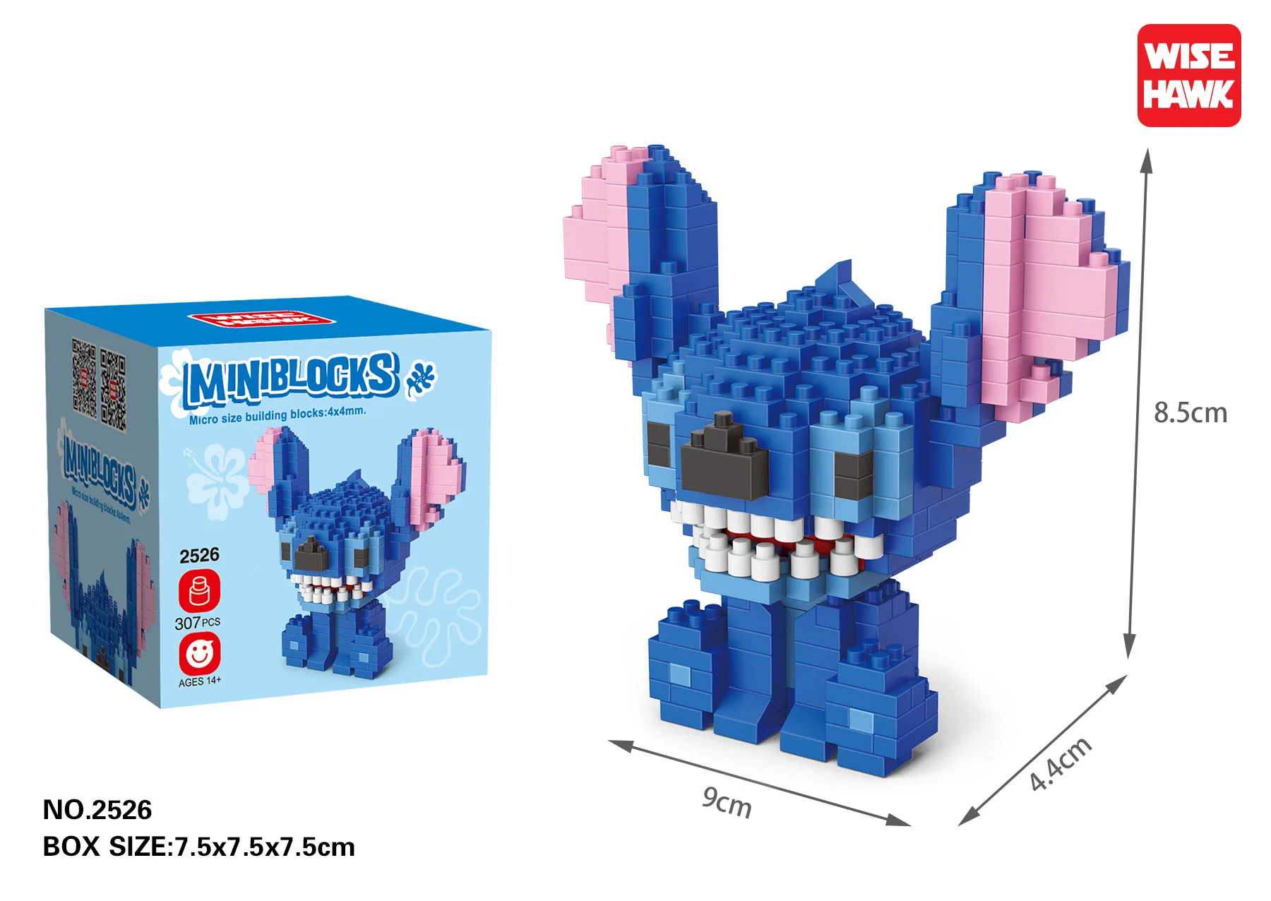 Disney Stitch Building Blocks Anime Kawaii Cartoon mini Action Children's Figures Blocks Bricks Assemble DIY Toys Gift for Kids