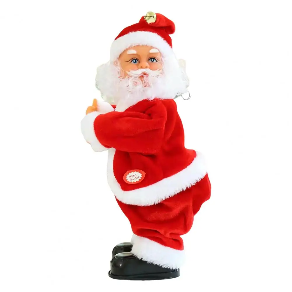 2025 Electric Santa Claus Twerking Christmas Doll Buttock Shaking Xmas Figurine Dancing Christmas Music Toy Party Supplies