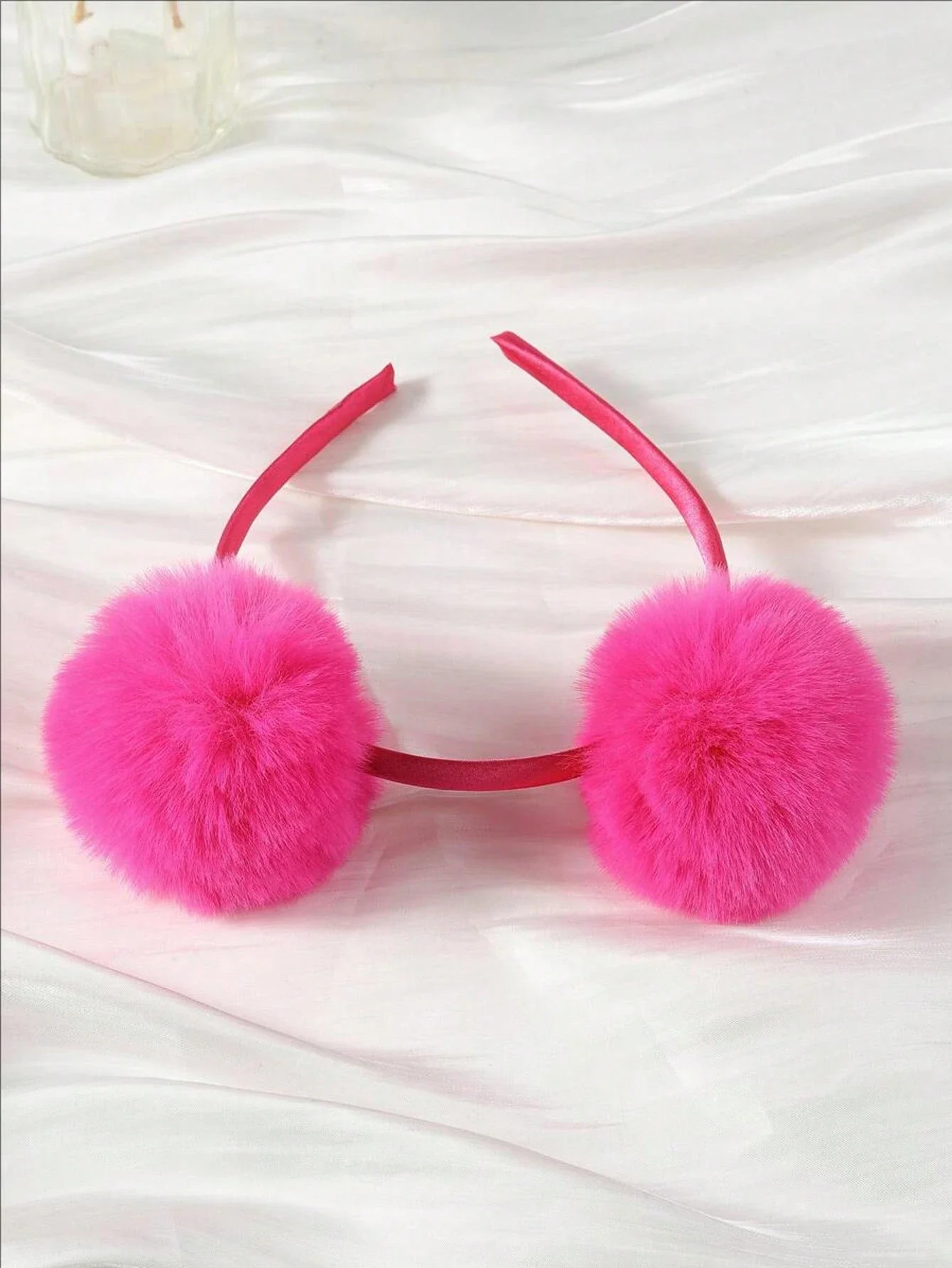 

1pc Girls Pompom Decor Cute Headband For Party ,Hair Hoop Hairband For Women Hair Accessories Head Accessories