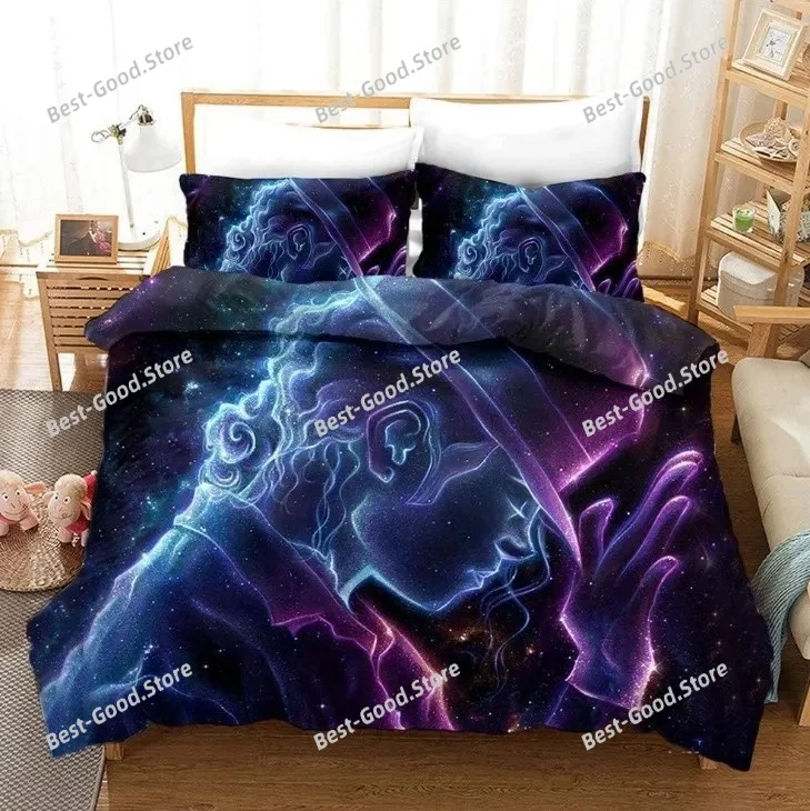 Michael Jackson Bedding Set Single Twin Full Queen King Size Musical genius Bed Set Teenager Bedroom Duvetcover Sets 015