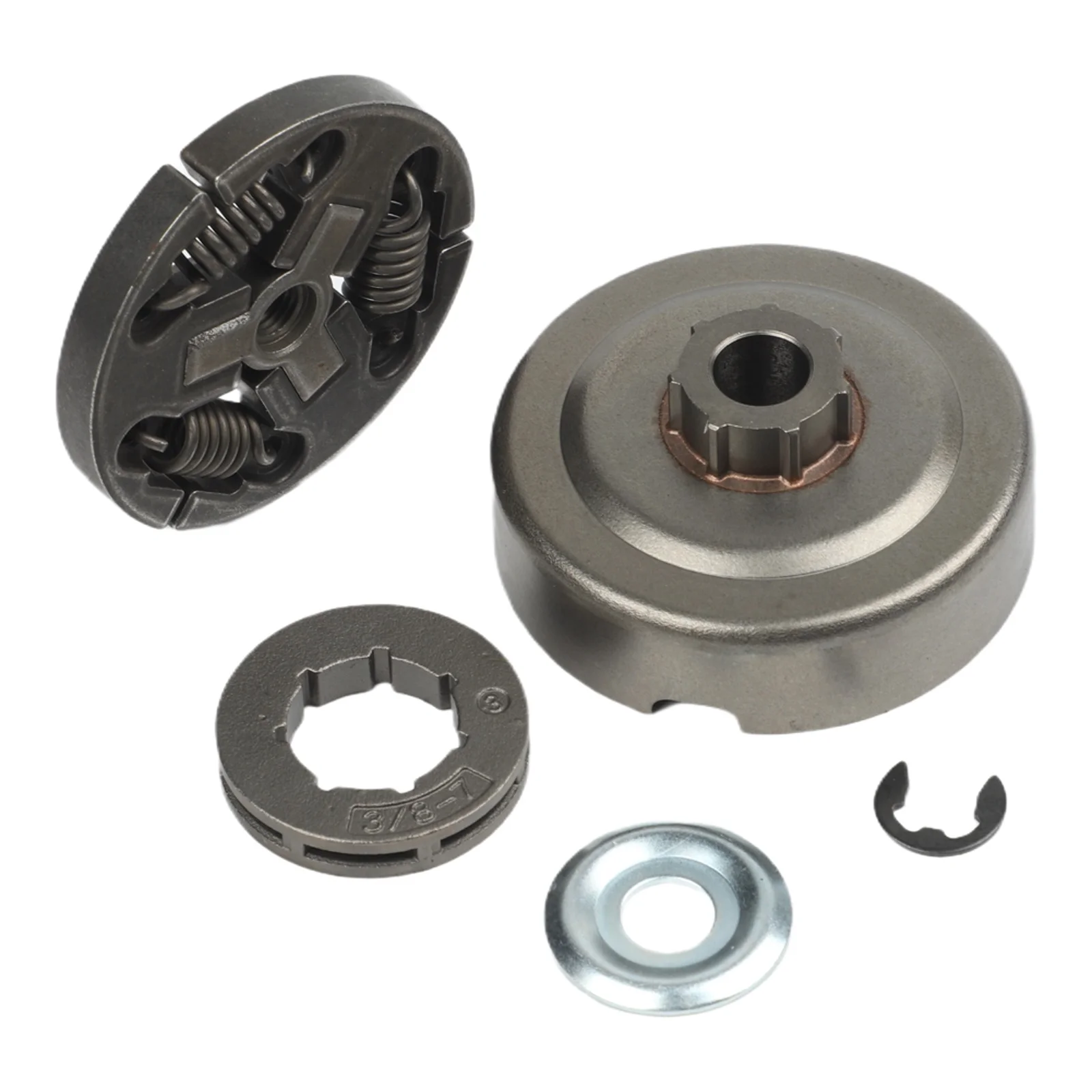 3/8-7T Clutch Drum Kit for CS-352 CS-305S CS-340S Chainsaws Includes Drum Clutch Assembly Washer Retaining Ring Rim Sprocket