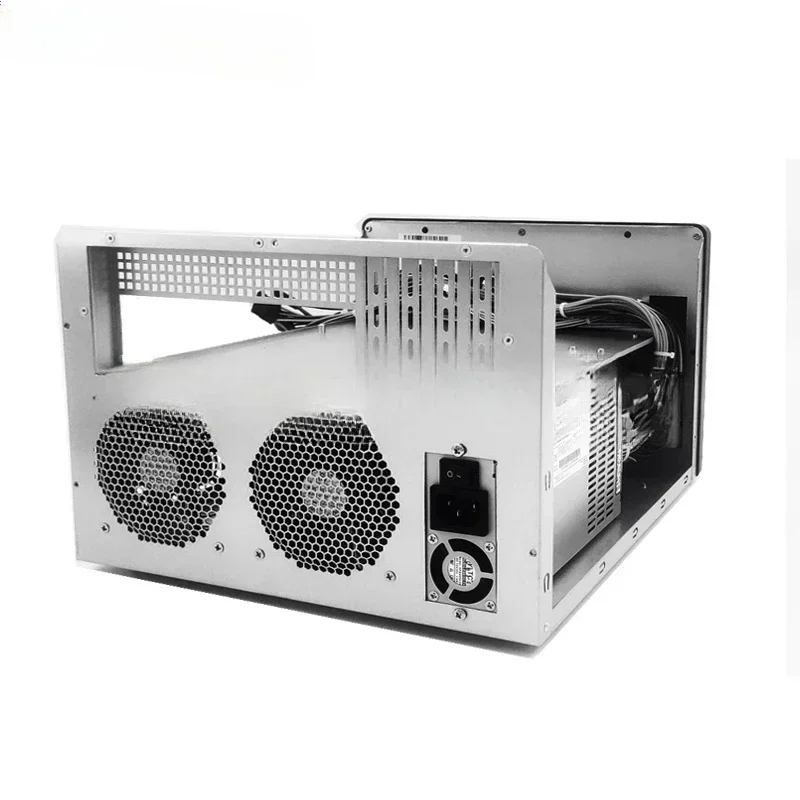 

New Home Storage 8 HDD Bays Hot-swap Case NAS IPFS Chassis Max Support M-ATX 9.6"*9.6inch and Below Motherboard