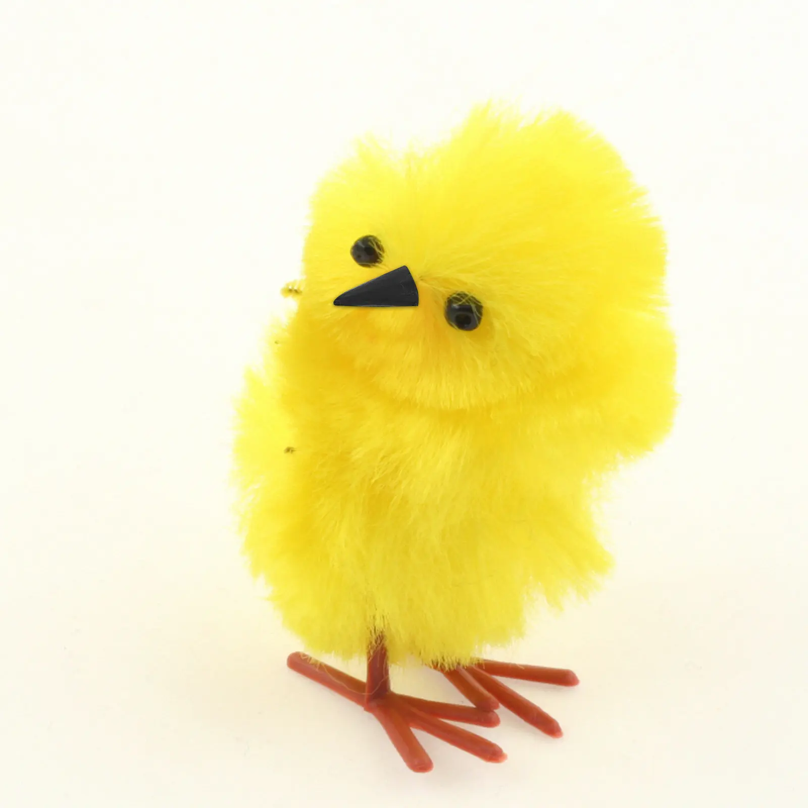 

100Pcs Small Yellow Duck Beaks Plastic Chicken Mouths Safety DIY Craft Accessories for Handmade Bird Animal Stuffed Mouths