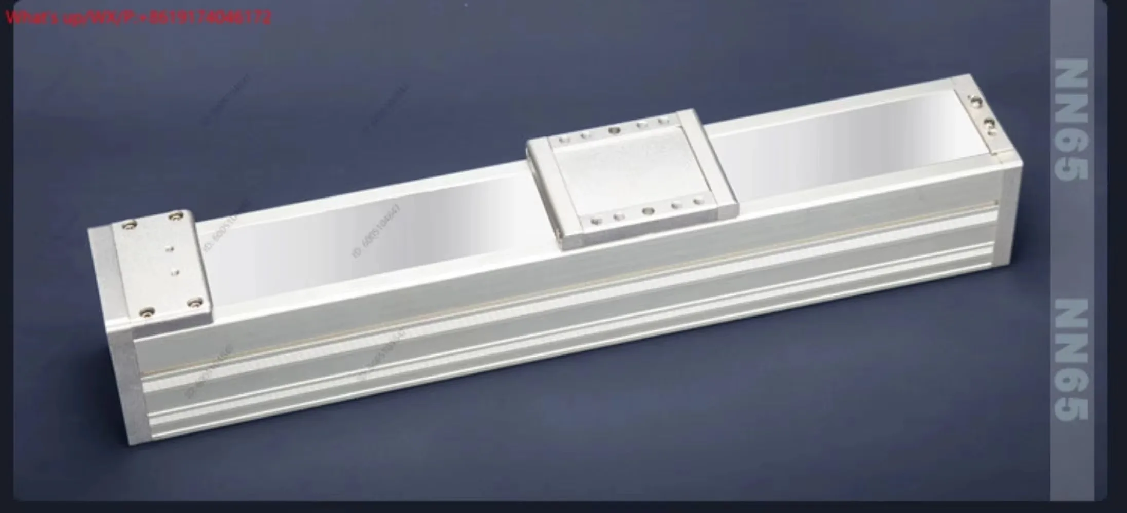 Fully enclosed dust-proof linear cross screw guide rail embedded steel belt slide table module worktable NN65