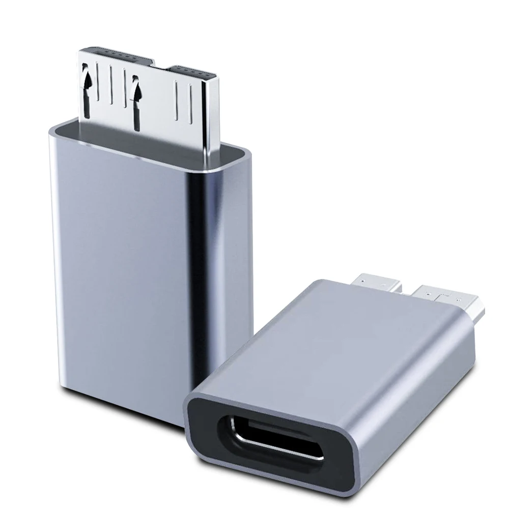 USB Typ-C zu Micro-B 3.0 Adapter Externes Festplattenkabel für Sony Seagate Newsmy Toshiba Kabelkonverter Zubehör