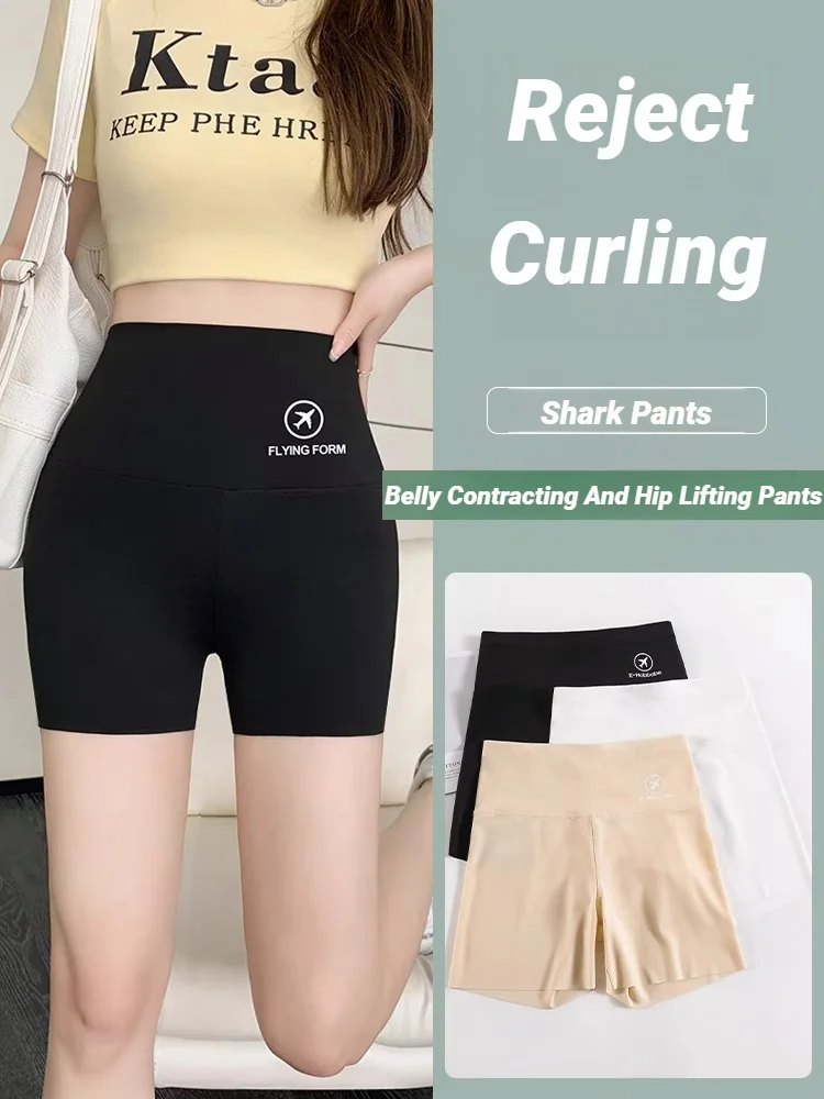 Women Yoga Sports Shorts High Waist Fitness Casuashort Trousers Female Tight For Ladies Workout Pantswomen  Butt Lifter