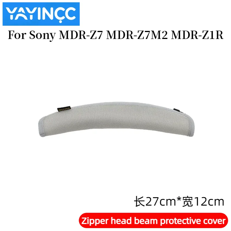 YAYINCC Ersatz-Ohrpolster aus Proteinleder + Kopfbandabdeckung mit Reißverschluss für Sony MDR-Z7 MDR-Z7M2 MDR-Z1R Kopfhörer Reparaturteile – Detail 4