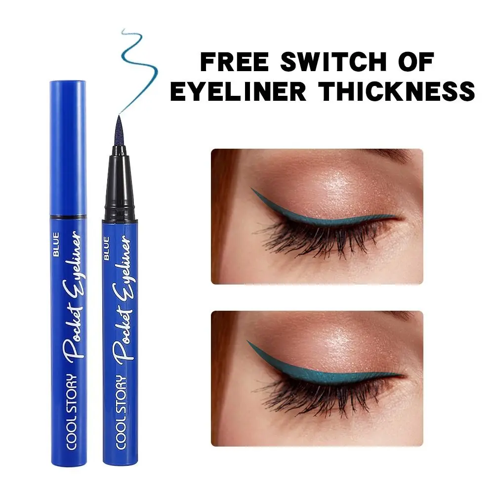 Langdurige waterdichte eyeliner Niet-plakkerige lippen Kleur Langdurige vloeibare eyeliner Sneldrogende waterdichte vloeibare eyeliner-pen