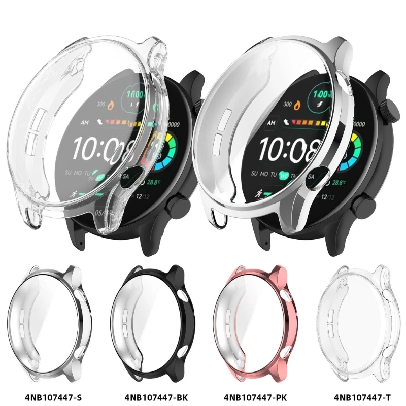 Screen Protector TPU Case for HayLou RT3 Solar LS16 Smartwatch Housing Skin