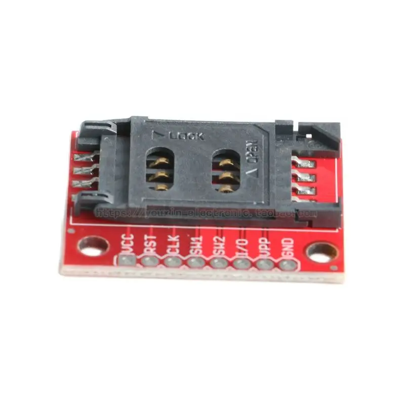 SIM Card Module  Socket Breakout with Pin Arrangement