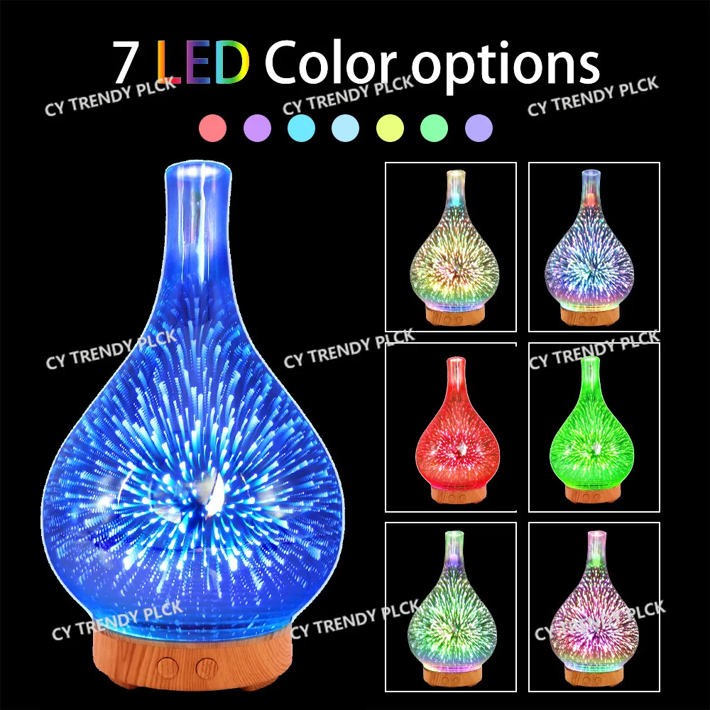 D Glass Aromatherapy Machine, Spray Household Bedroom, Ultrasonic Aromatherapy Humidifier, Fragrance Diffuser