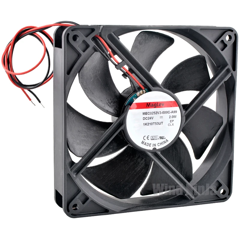 

MEC0252V3-000C-A99 12cm 120mm fan 120x120x25mm DC24V 2.0W Cooling fan for frequency converter