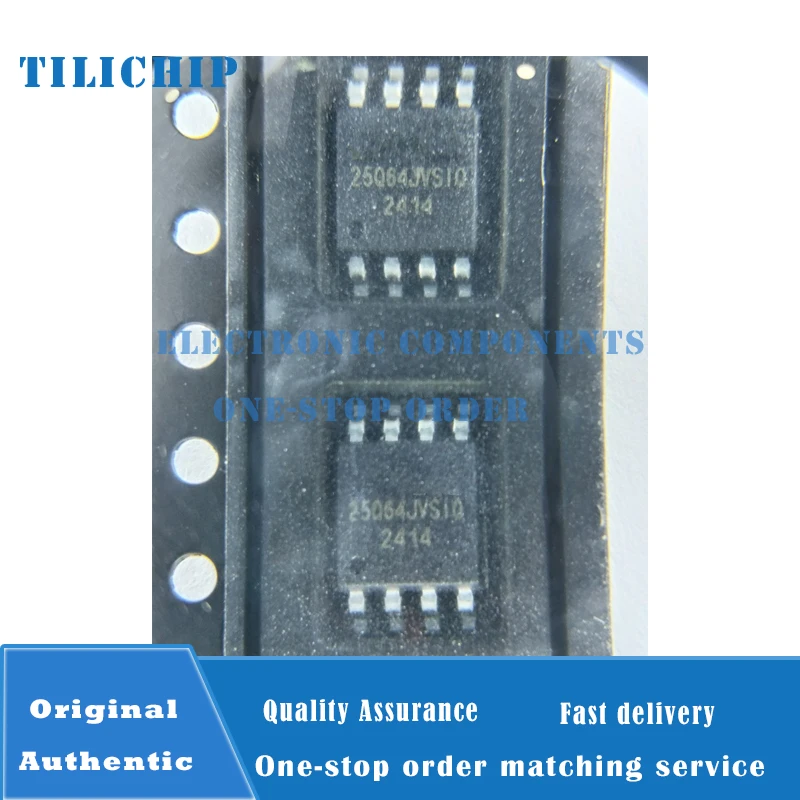 50pcs W25Q64JVSSIQ SOIC-8 64Mbit SPI FLASH memory chip