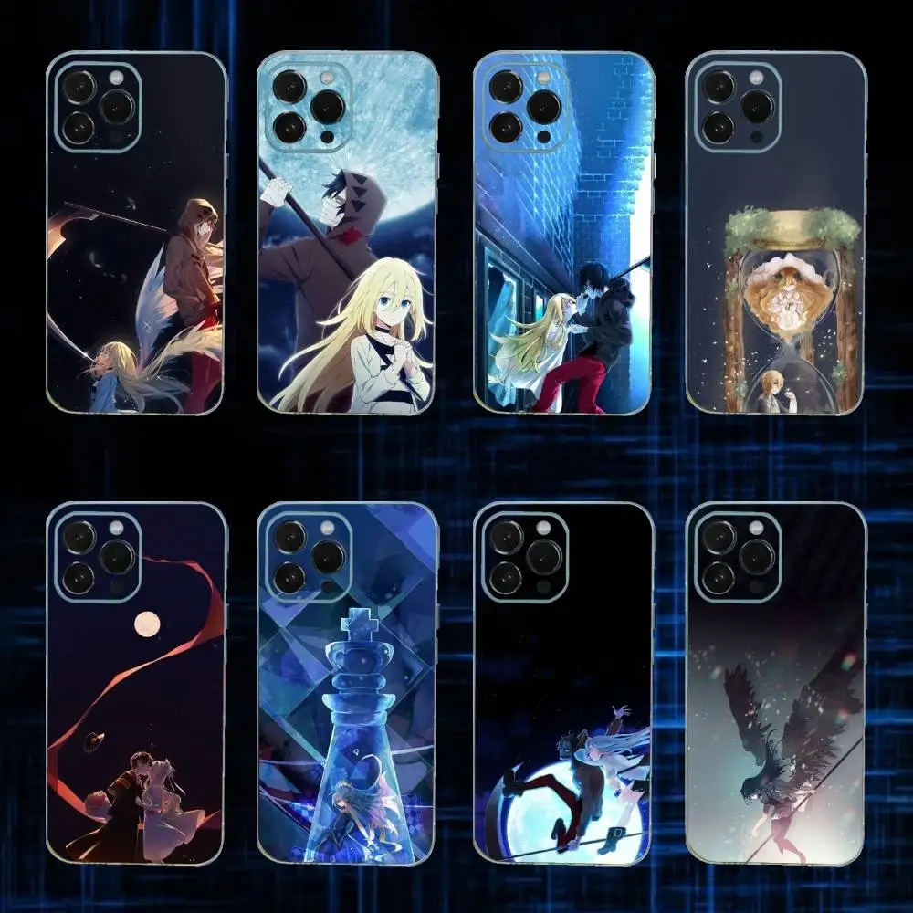 

A-Angels of Anime Death Phone Case For iPhone17,16,15,14,13,12,11 Plus,Pro Max Soft Transparent Cover
