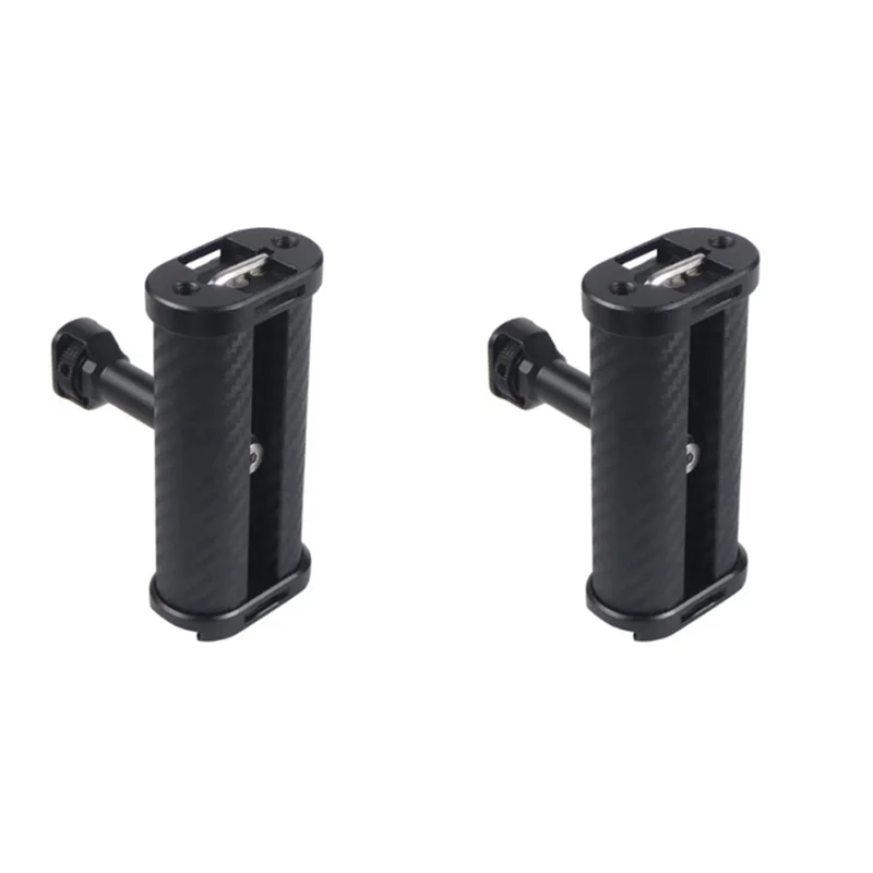 ABGI-2X Mini Side Handle Handgrip With Dual 1/4 Screw Mount For Mirrorless Digital Camera DSLR Camera Cage Built-In Wrench