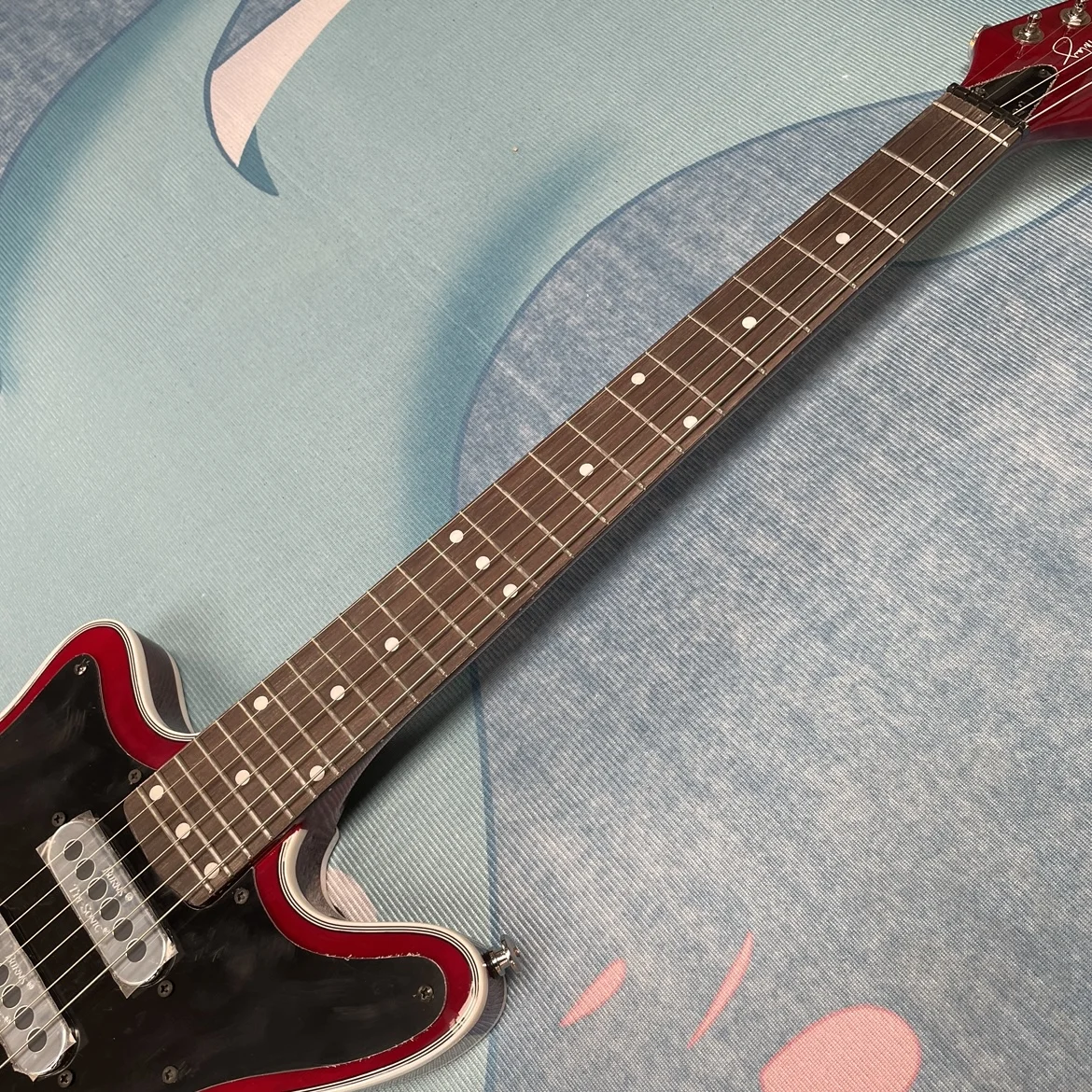 Kırmızı 6 telli elektro gitar, - Electric Guitar Beginner incelemesi ve fiyatı