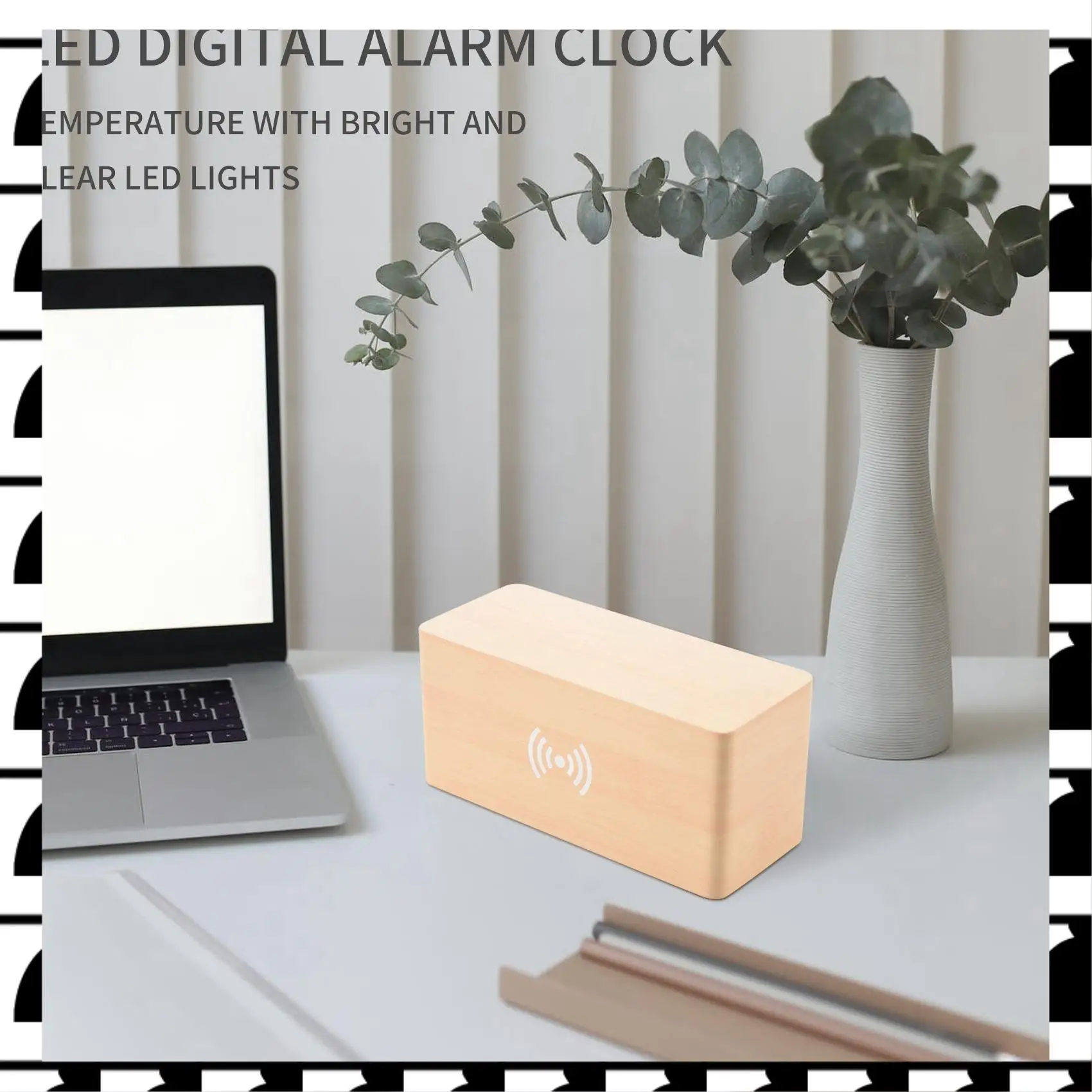 A44U Wooden Alarm C… - image