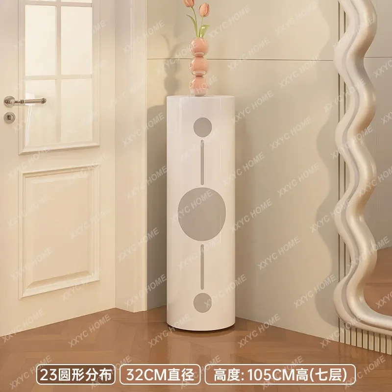 White Adjustable Shoe Rack Cupboard Minimalist Metal Display Shoe Cabinet Display Space Saving Armoire Chaussures Furniture
