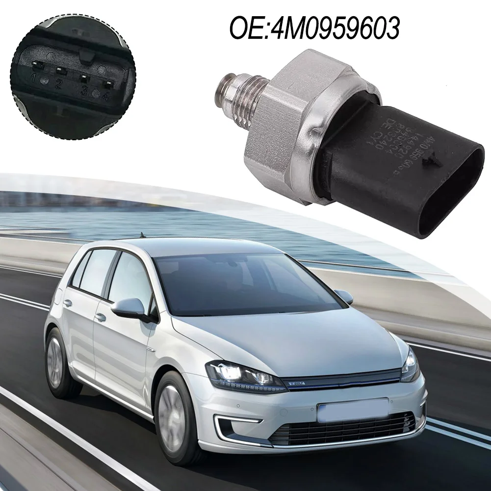 Dependable Conditioner Pressure Sensor Fitment for Golf Models Efficient ABS/Metal Design Part Number 4M0959603