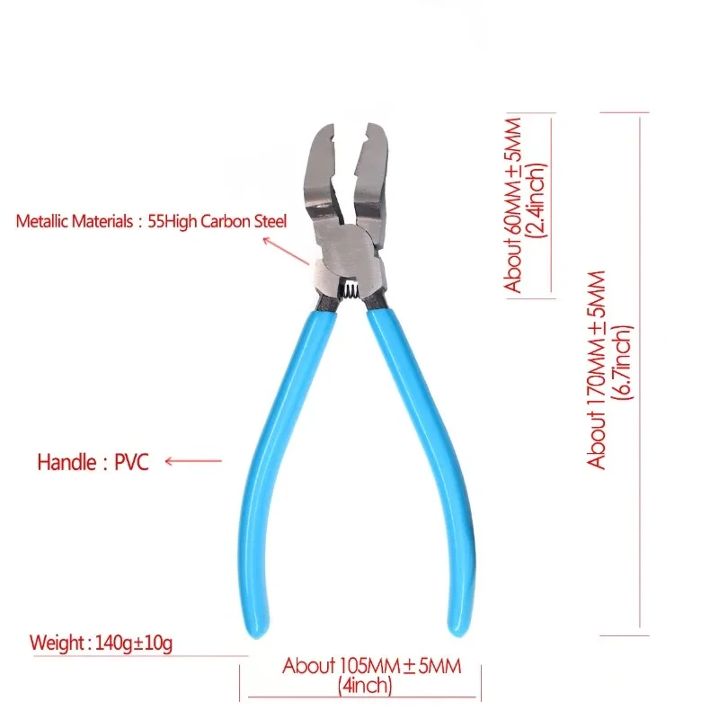 متعددة الوظائف قطري كماشة سيارة كليب كماشة سيارة برشام تشديد كماشة سلك تجريد ذو طيات التيلة مفك أداة إزالة الصواميل