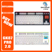 Skyloong GK87 Pro 2.0 Keyboard kits Wireless Three Mode Hot Swap Mechanical Keyboard kit RGB Backlight Customize Screen kits