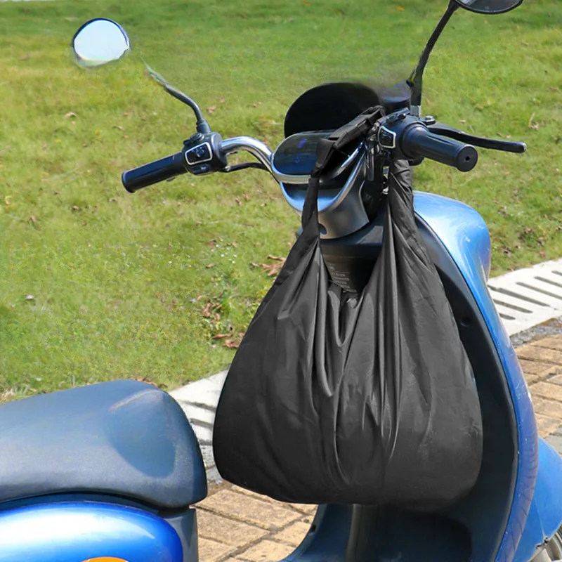 Waterproof Motorcycle Helmet Bag with Anti-Theft Lock Large Capacity Riding Storage for Outdoor