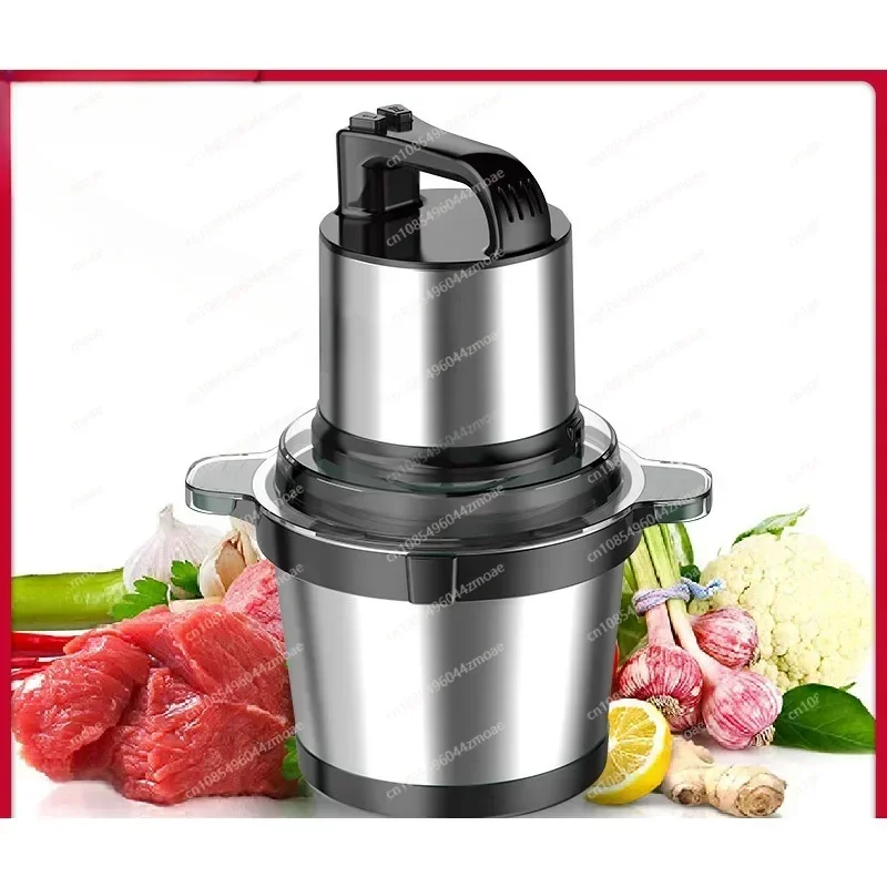 

Хорошо 7028 Маленькая мясорубка, бытовая автоматическая мясорубка для измельчения мяса и овощей, электрическая кухонная мясорубка, 4 л