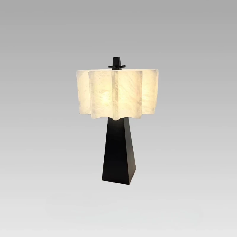 

Nordic Modern Minimalist Spanish Marble Table Lamps Bedroom Bedside Living Room Homestay Hotel Restaurant Design Art Desk Lights