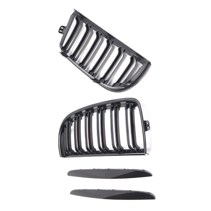

Black Double Line Front Bumper Grille For 3 Series E90 E91 2006-2008