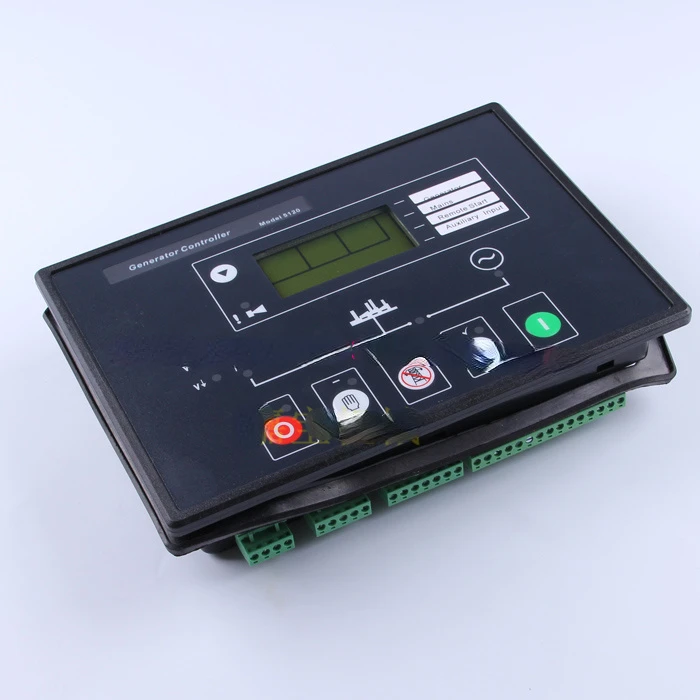 The generator controller DSE5120 circuit integrated panel, self-starting, shutdown, mains monitoring screen