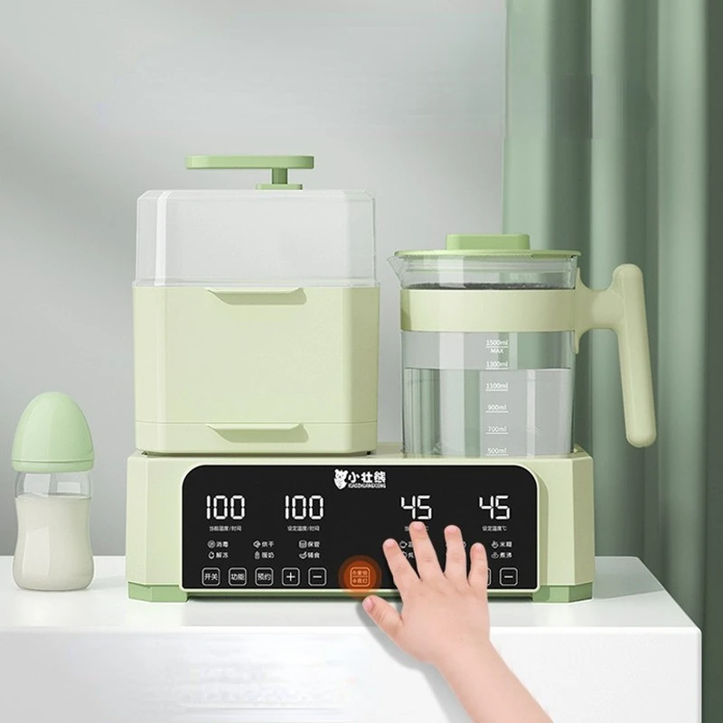 3 In 1ขวดนม Sterilizer พร้อมแห้งเครื่องอุ่นขวดนม Smart LCD หน้าจอขนาดใหญ่ Baby Sterilizer Liquid นม Conditioner