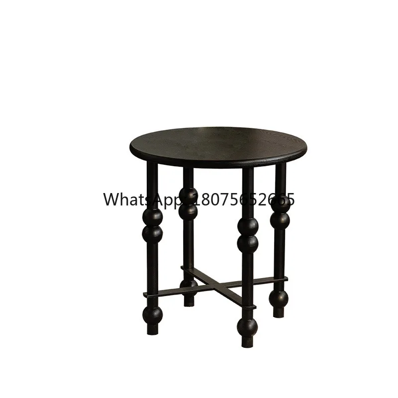 <big sale> designer solid wood mid-century modern living room coffee table, round coffee table