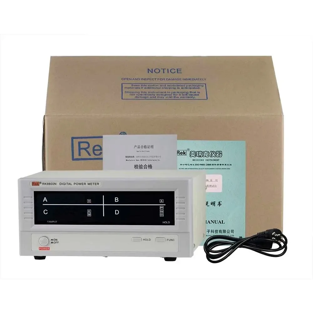 for  RK9980N AC Ielligent Digital Power Meter Energy Tester Intelligent Electric Quantity Measuring Instrument