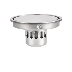 1PC Round Floor Drains 304 Stainless Steel 15cm Tile Insert Invisible Bathroom Shower Deodorant Waste Drain Strainer