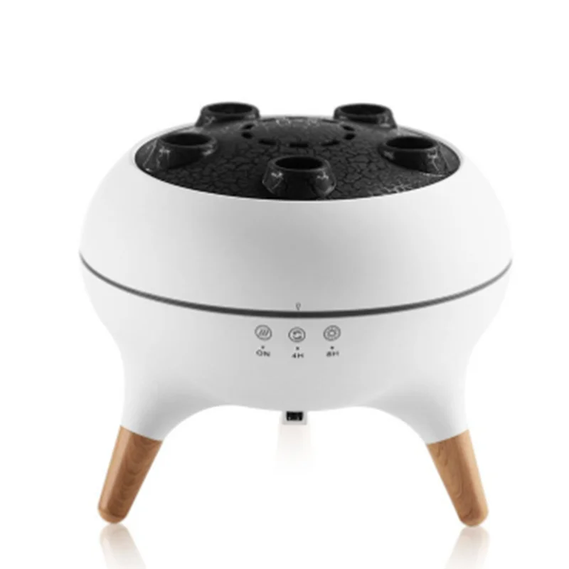 B99A-Desktop Aroma Diffuser Fragrance Machine Smoke Ring Colorful Flame Jellyfish Air Humidifier AU Plug