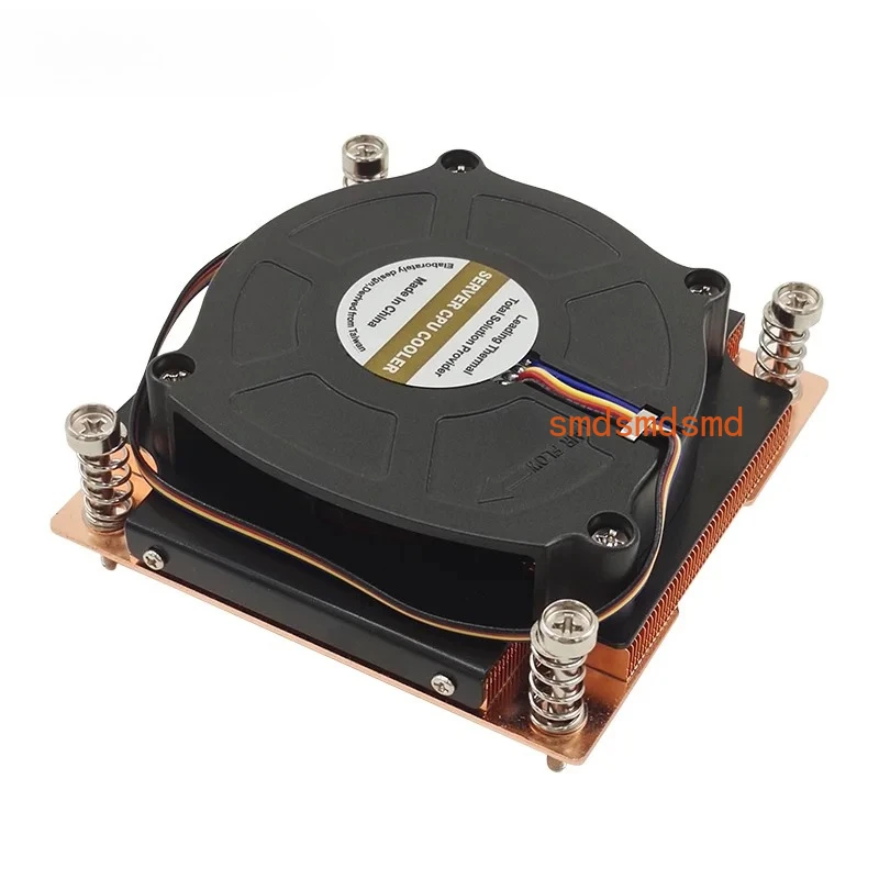 

New 1U 1700 Active Heatsink CPU Cooler For Intel LGA1700 78x78MM Hole Spacing TDP 180W With Vapor Chamber Base