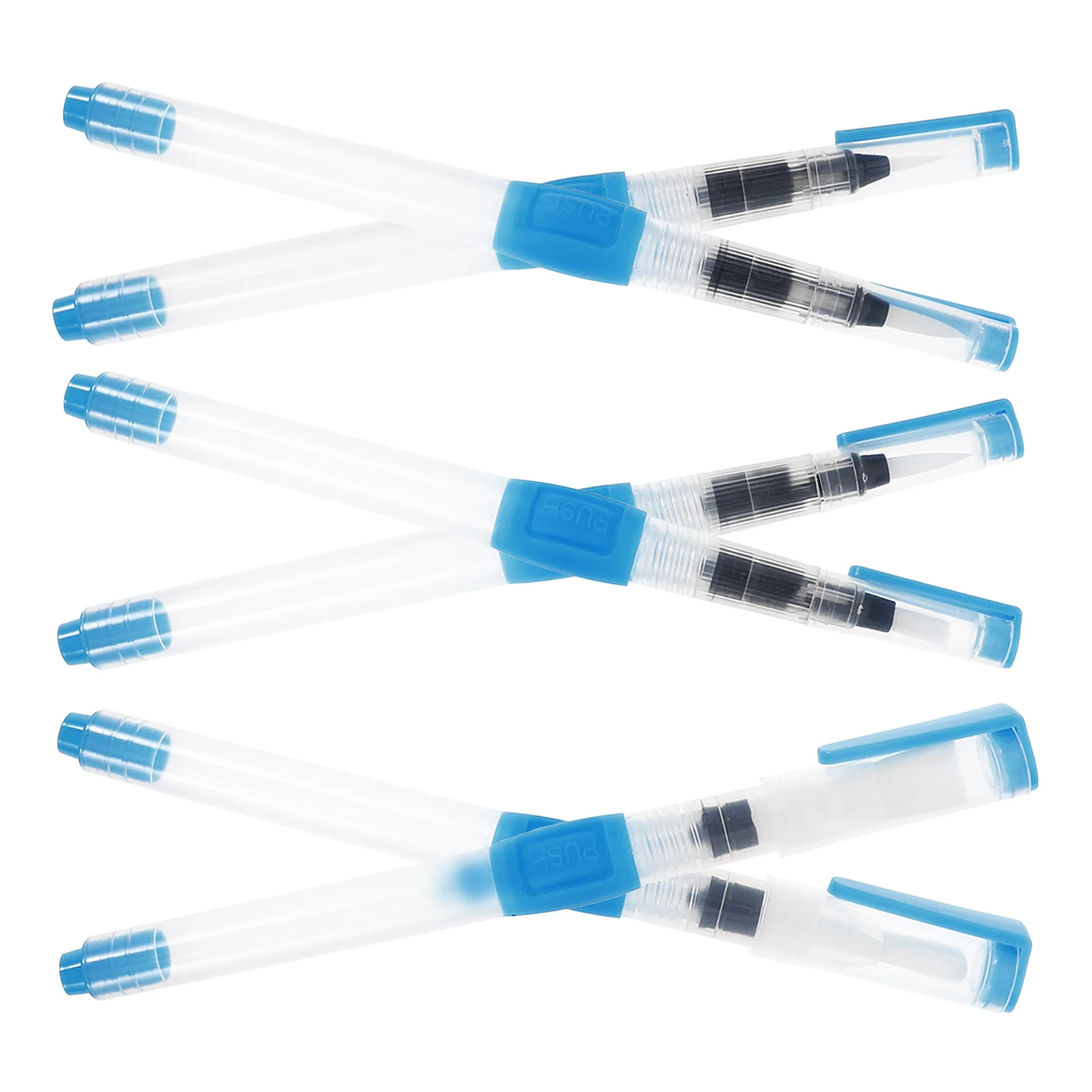 

6 Pcs Tip Water Painting Pen Watercolor Brush Pens Refillable for Hand Drawing Painting Beginner Student Supplies