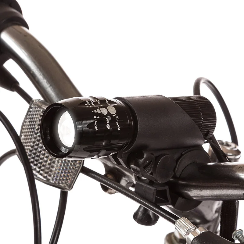 ZK30-luz LED para bicicleta, linterna frontal, resistente al agua, con soporte, 3 modos, Q5, 4000LM, envío directo