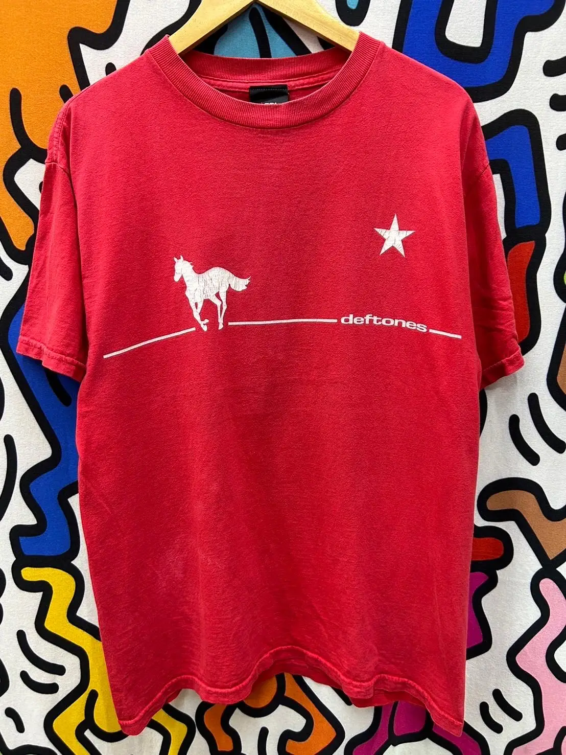 Camiseta vintage 2000 Deftones tamanho M se encaixa como L