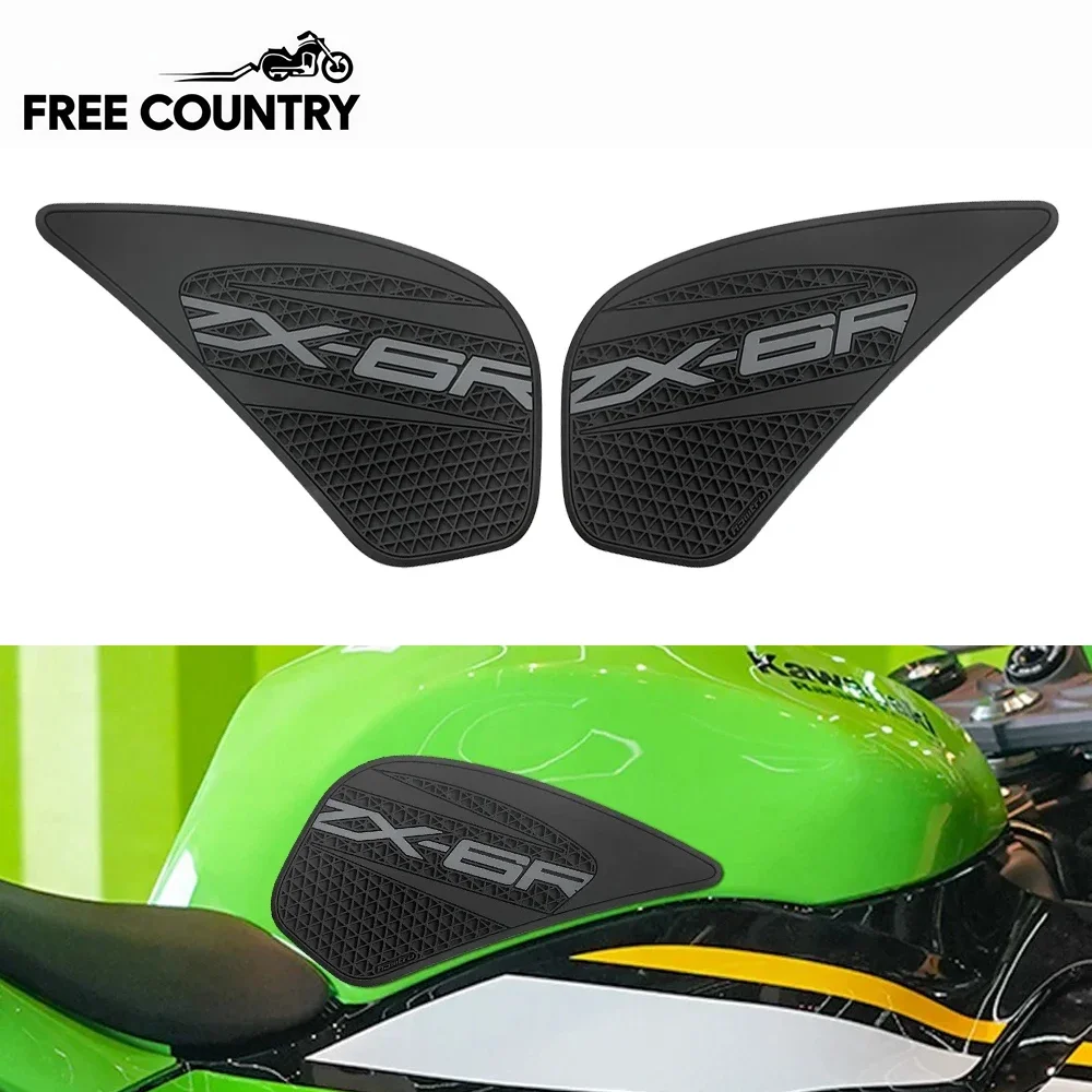 

For Kawasaki ZX-6R ZX6R 2009-2016 Motorcycle Fuel Tank Knee Pad Sticker