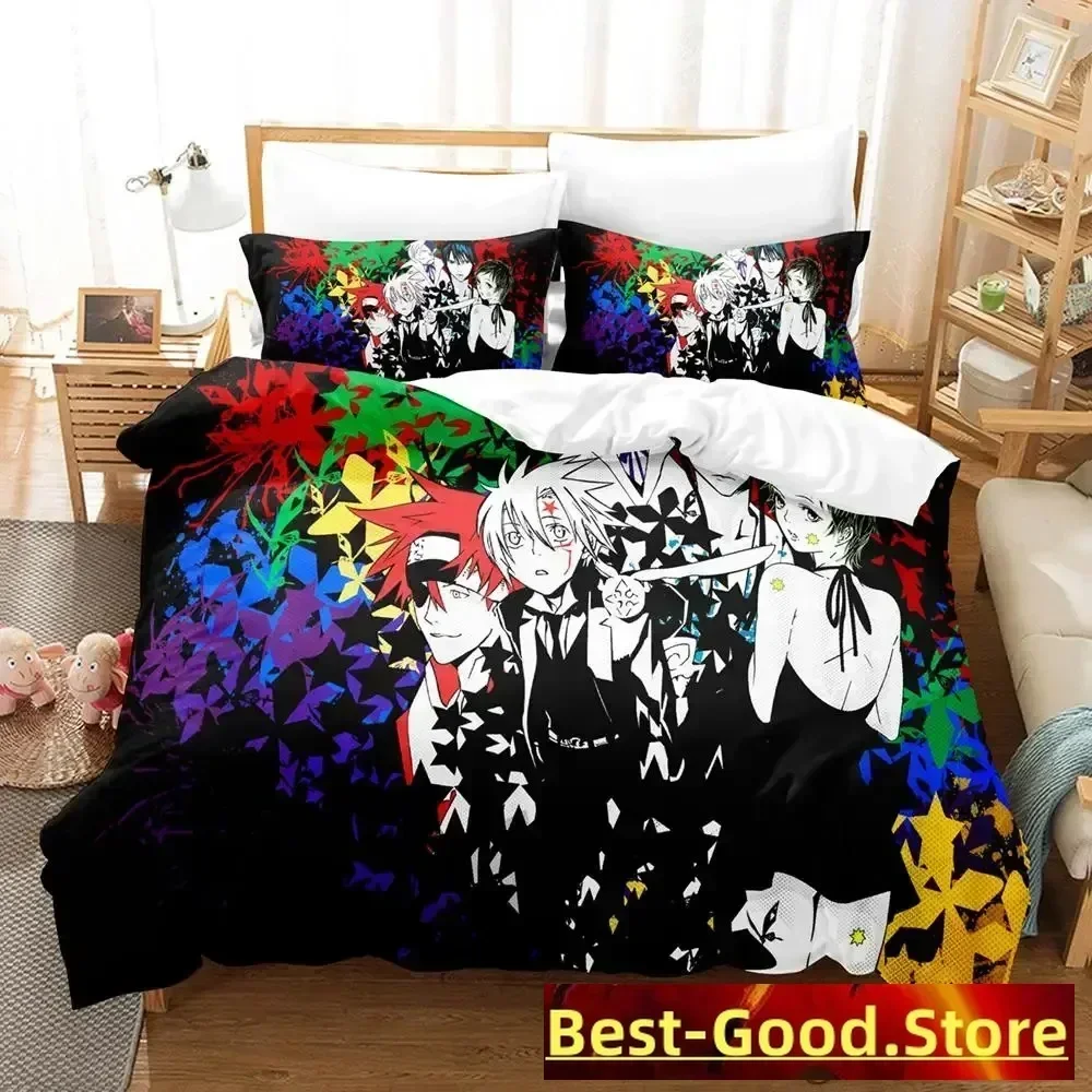 New D.Gray-man Bedding Set Single Twin Full Queen King Size Bed Set Adult Kid Bedroom Duvetcover Sets Anime parure de lit Bed
