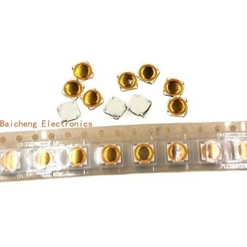100PCS SKRBANE010 thin film touch switch button patch with 4 pins 4.8 * 4.8 * 0.55