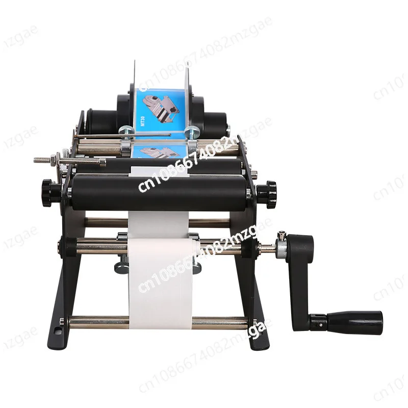 

Manual round bottle labeling machine, small simple labeling machine, self-adhesive labeling machine