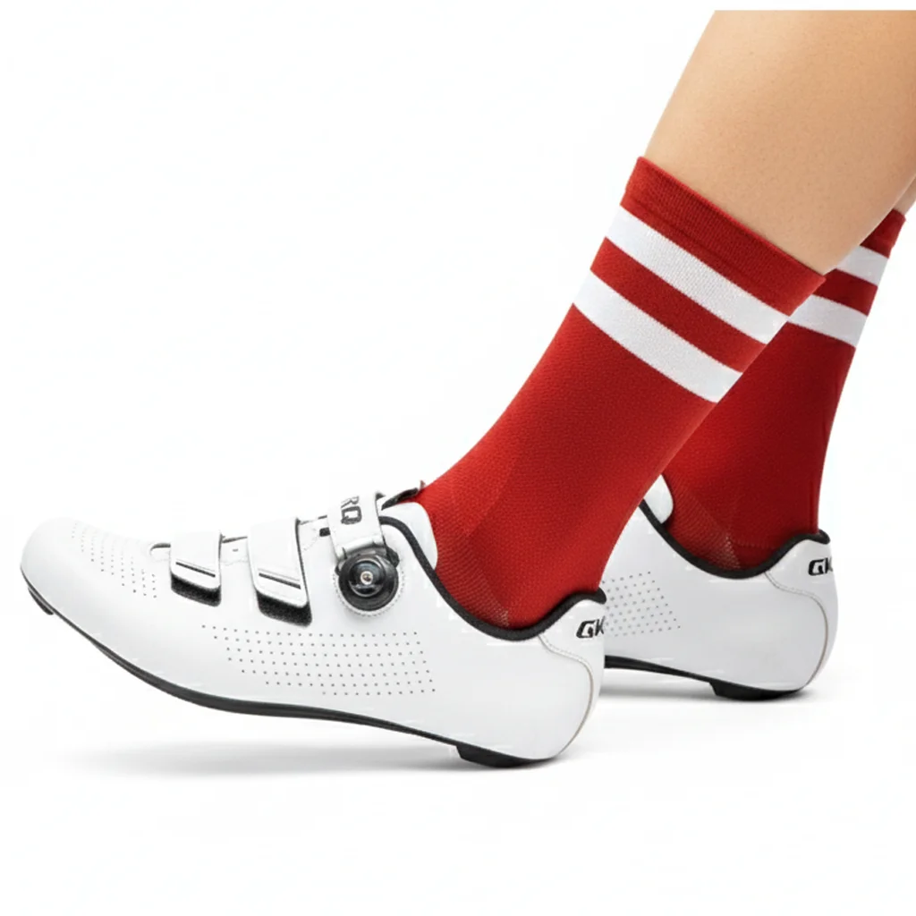Neue Fahrradsocken Hochwertige Kompressionssocken für Männer und Frauen Fußballsocken Basketball Outdoor-Lauf Professionell – Detail 7