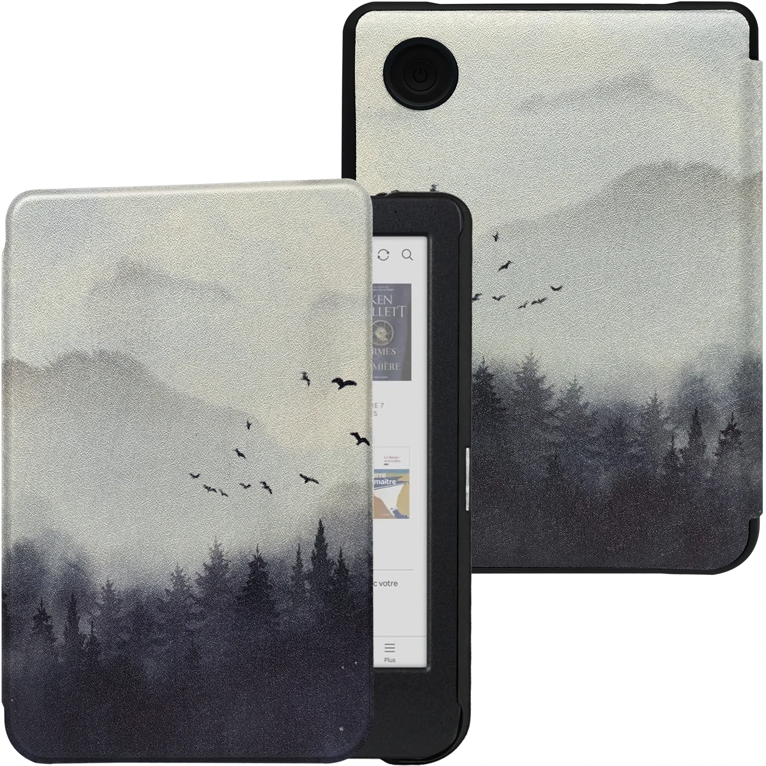 

GAUGGER, ультратонкая фотовспышка для 6-дюймового Kobo CLEAR, цвет/clear BW/clear 2E, фотокрышка с автоматическим пробуждением и сном/магнитной застежкой